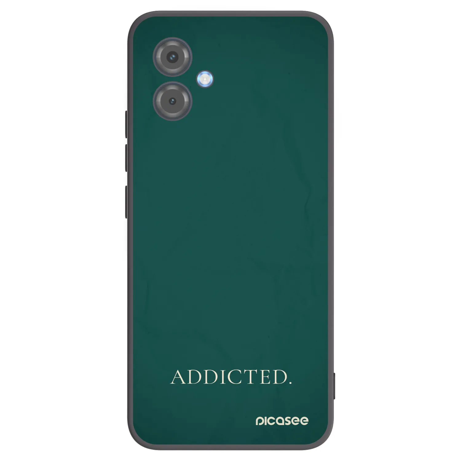 Picasee crna silikonska maskica za Motorola Moto G14 - Addicted