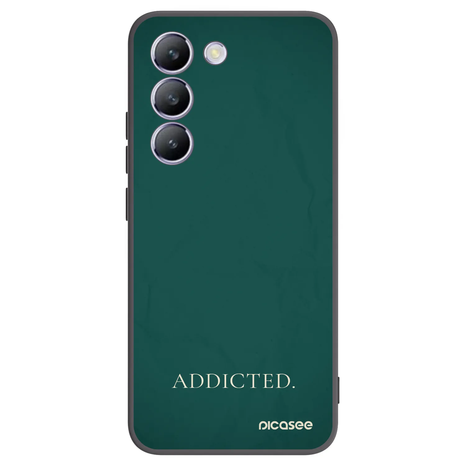 Picasee crna silikonska maskica za Vivo V40 SE 5G - Addicted