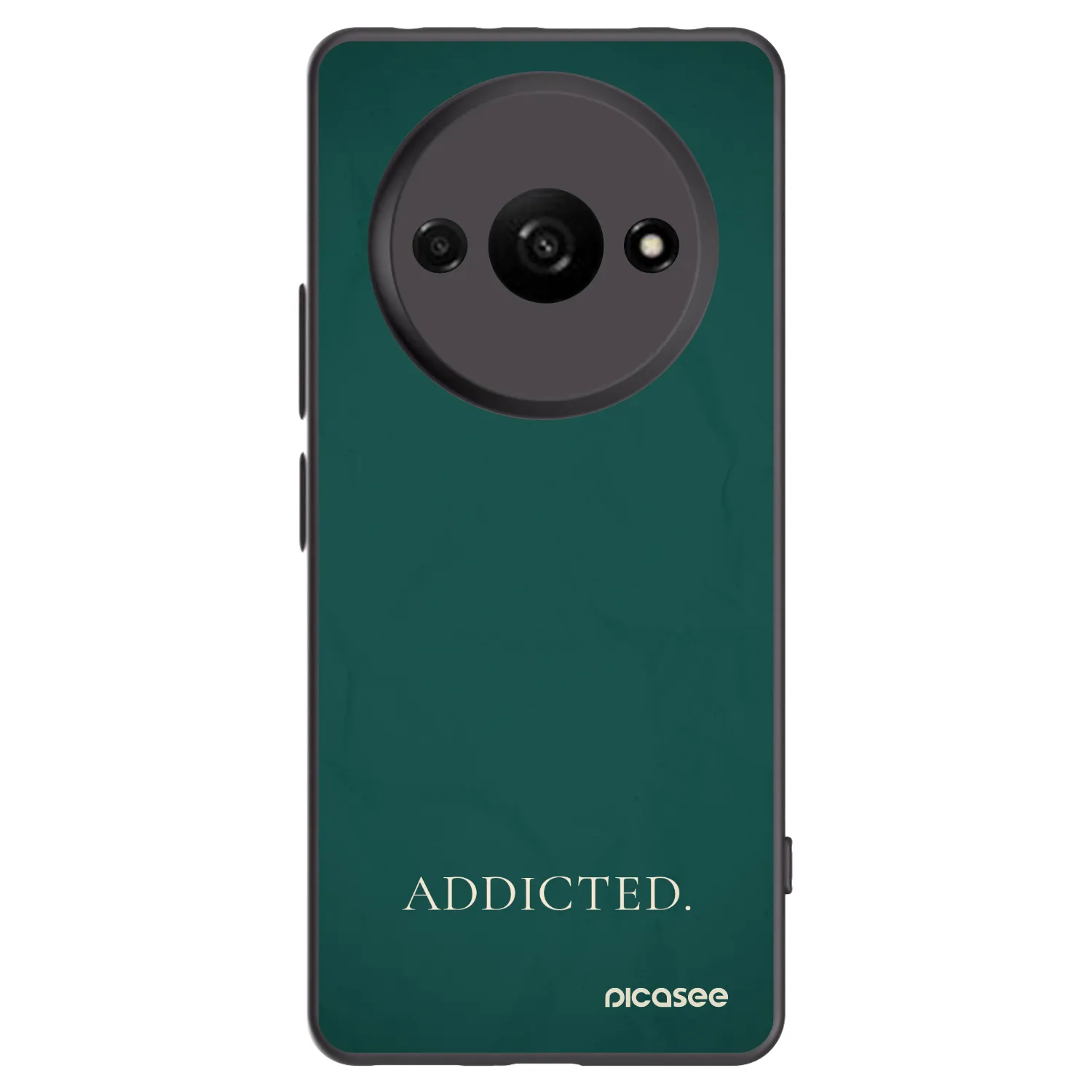 Picasee crna silikonska maskica za Xiaomi Redmi A3 - Addicted