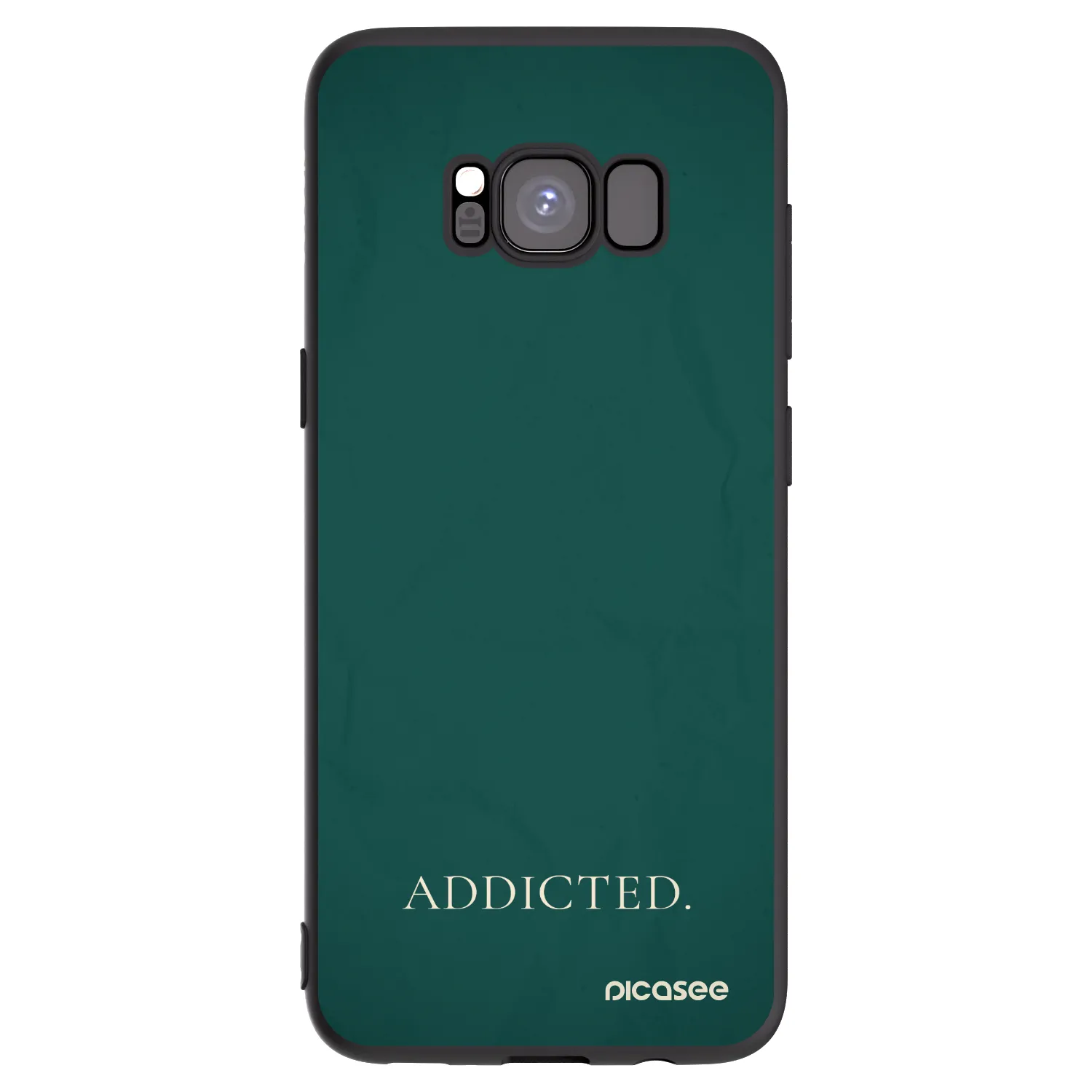 Picasee crna silikonska maskica za Samsung Galaxy S8 G950F - Addicted