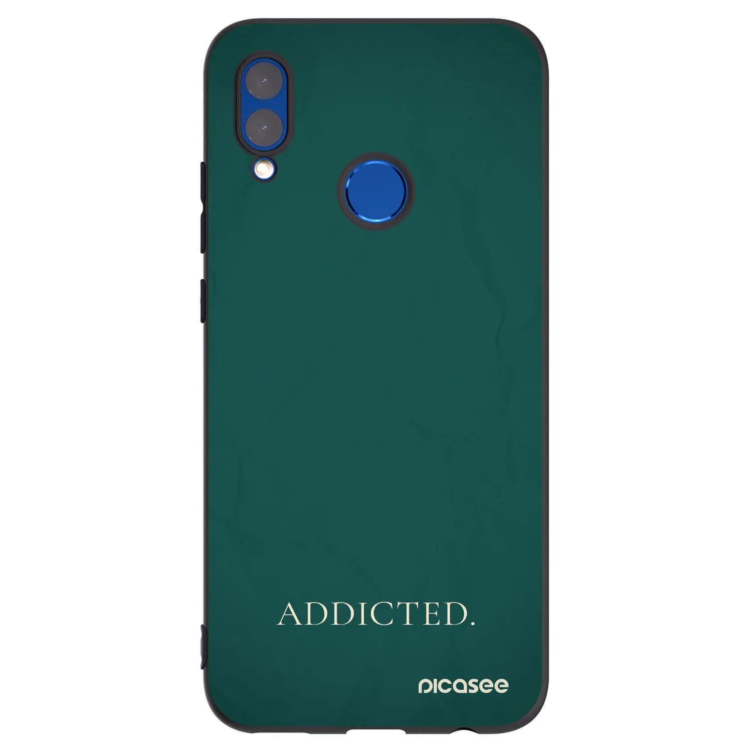 Picasee crna silikonska maskica za Honor 10 Lite - Addicted