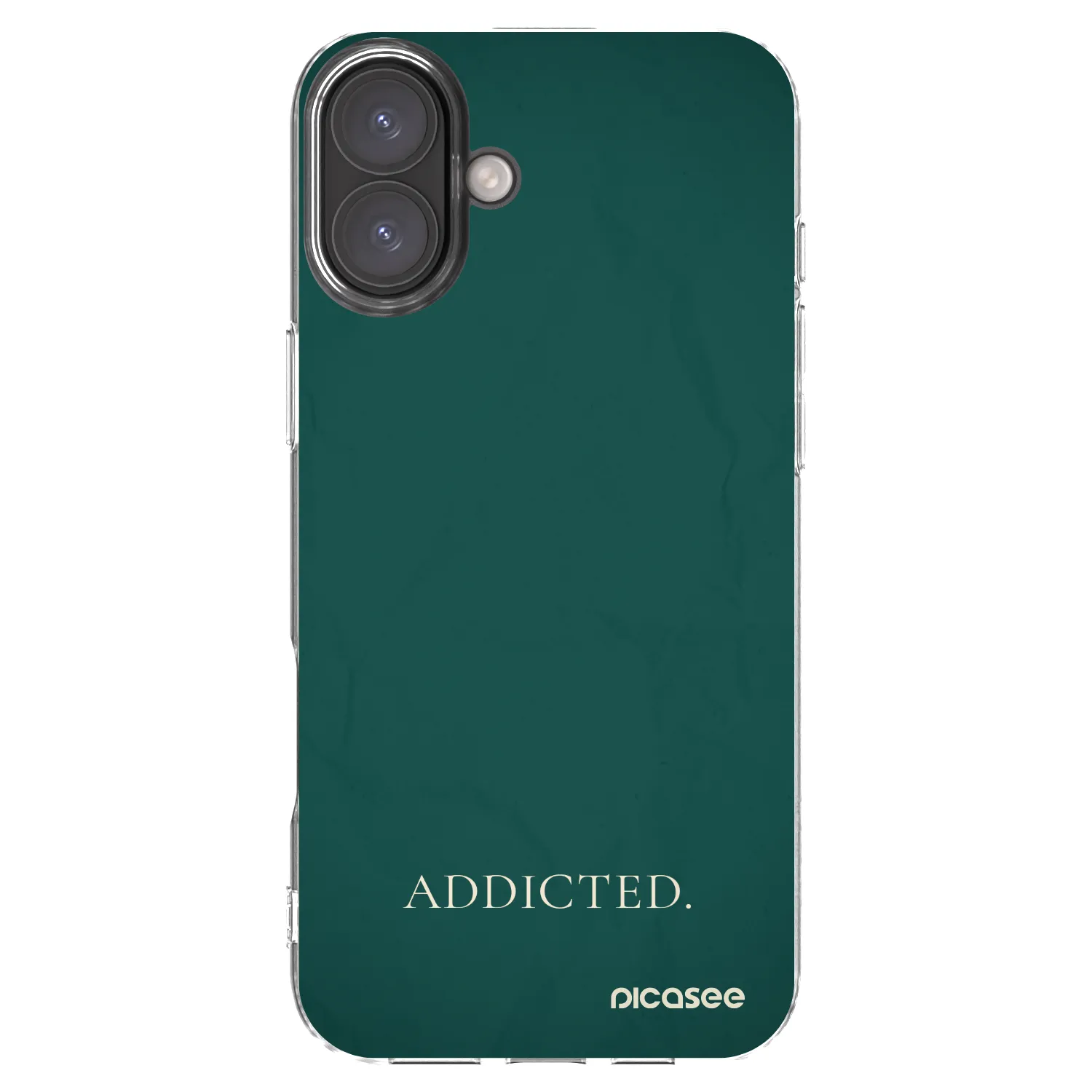 Picasee silikonska prozirna maskica za Apple iPhone 16 Plus - Addicted