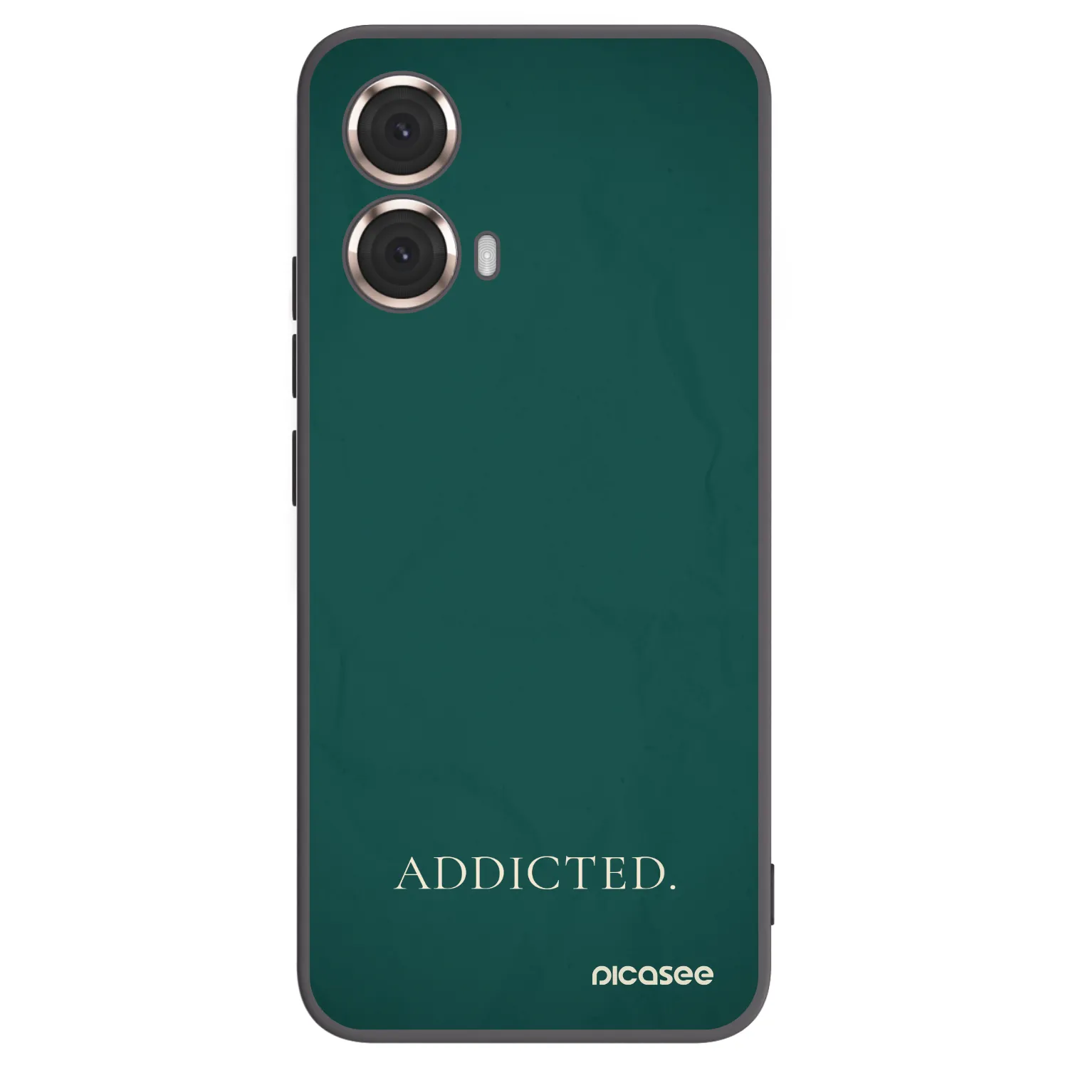 Picasee crna silikonska maskica za Motorola Moto G85 - Addicted