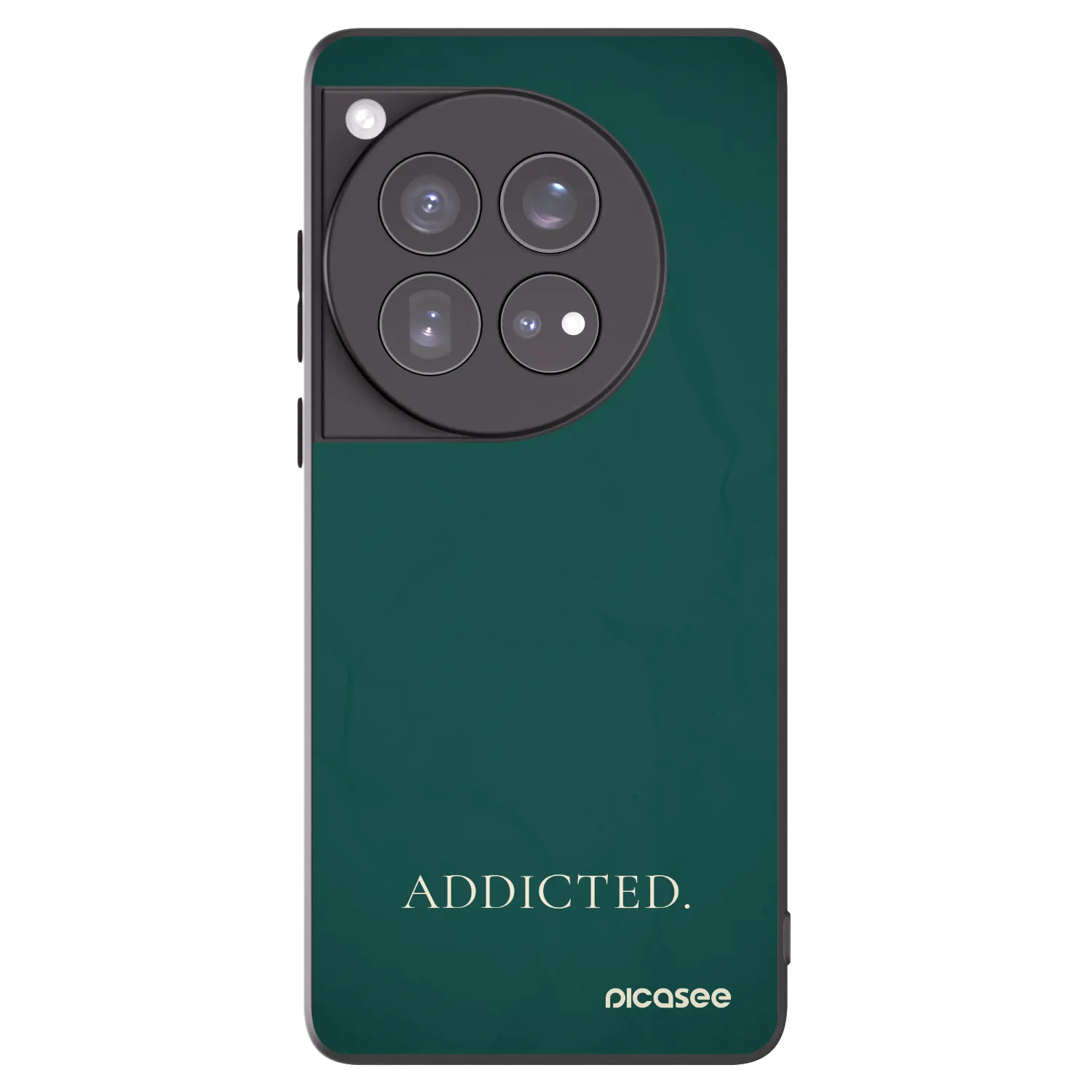 Picasee crna silikonska maskica za OnePlus 12 5G - Addicted