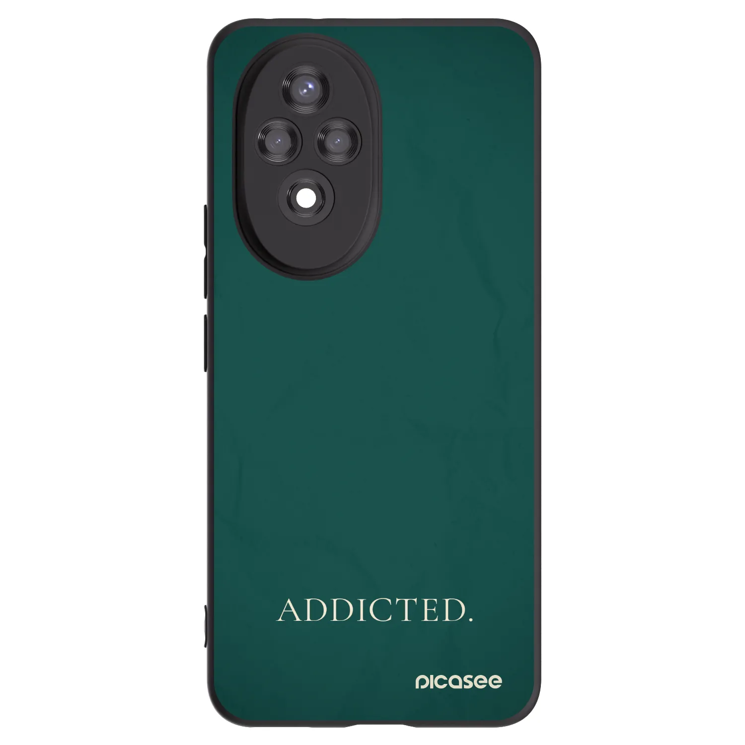 Picasee crna silikonska maskica za Honor 200 Pro 5G - Addicted