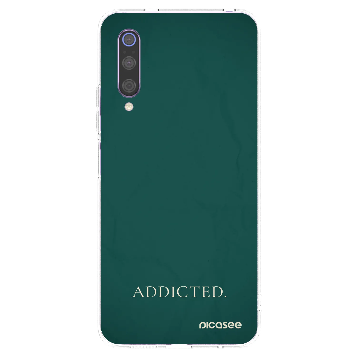 Picasee silikonska prozirna maskica za Xiaomi Mi 9 - Addicted