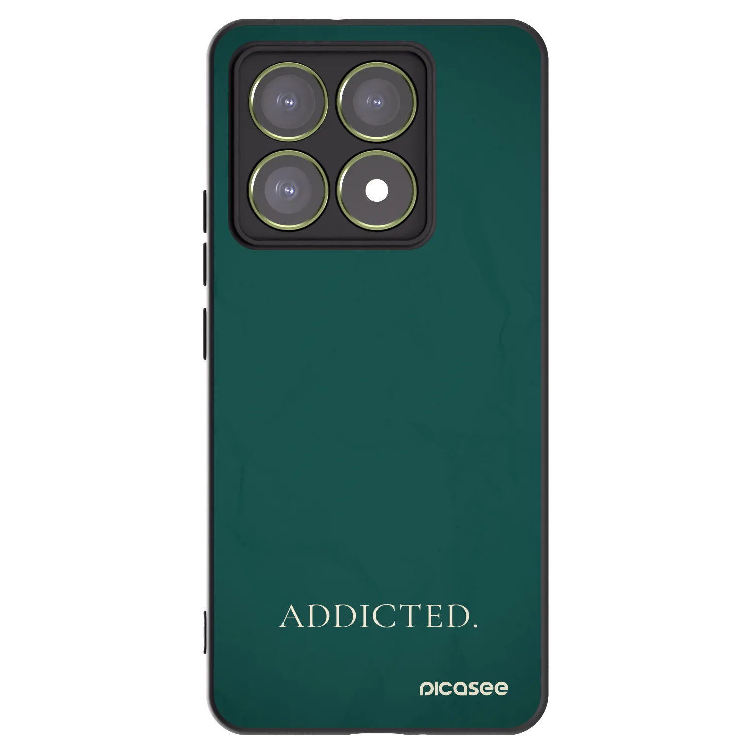 Picasee crna silikonska maskica za Xiaomi 14T - Addicted