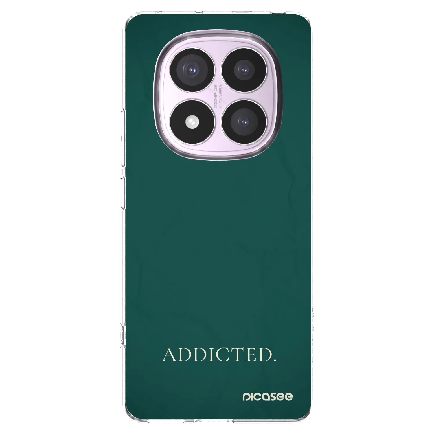 Picasee silikonska prozirna maskica za Xiaomi Redmi Note 14 Pro 5G - Addicted