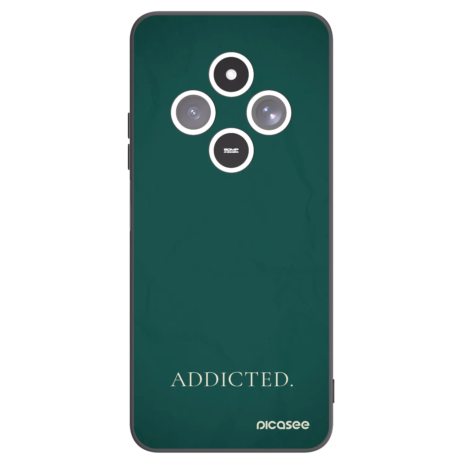 Picasee crna silikonska maskica za Xiaomi Redmi 14C - Addicted