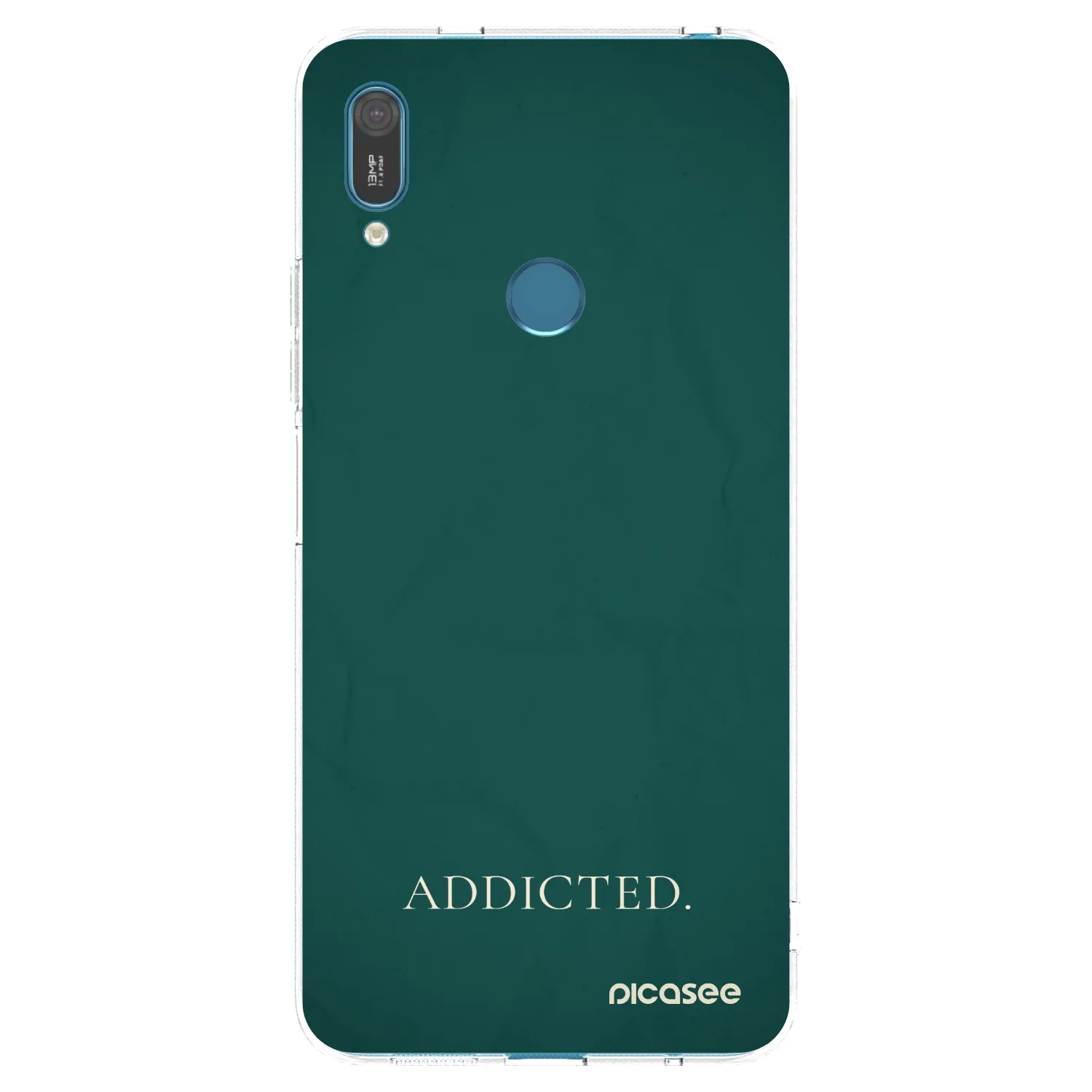 Picasee silikonska prozirna maskica za Huawei Y7 2019 - Addicted