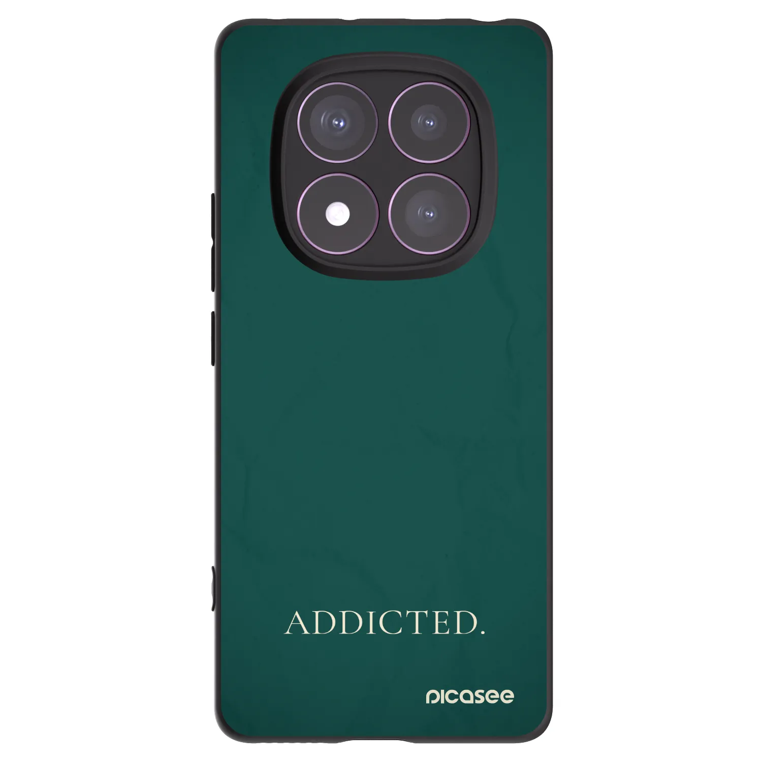 Picasee crna silikonska maskica za Xiaomi Redmi Note 14 Pro 4G - Addicted