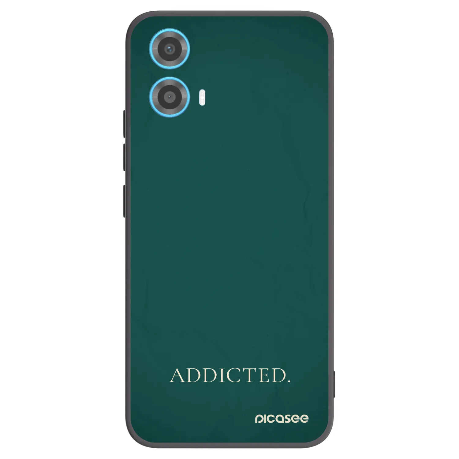 Picasee crna silikonska maskica za Motorola Moto G34 5G - Addicted