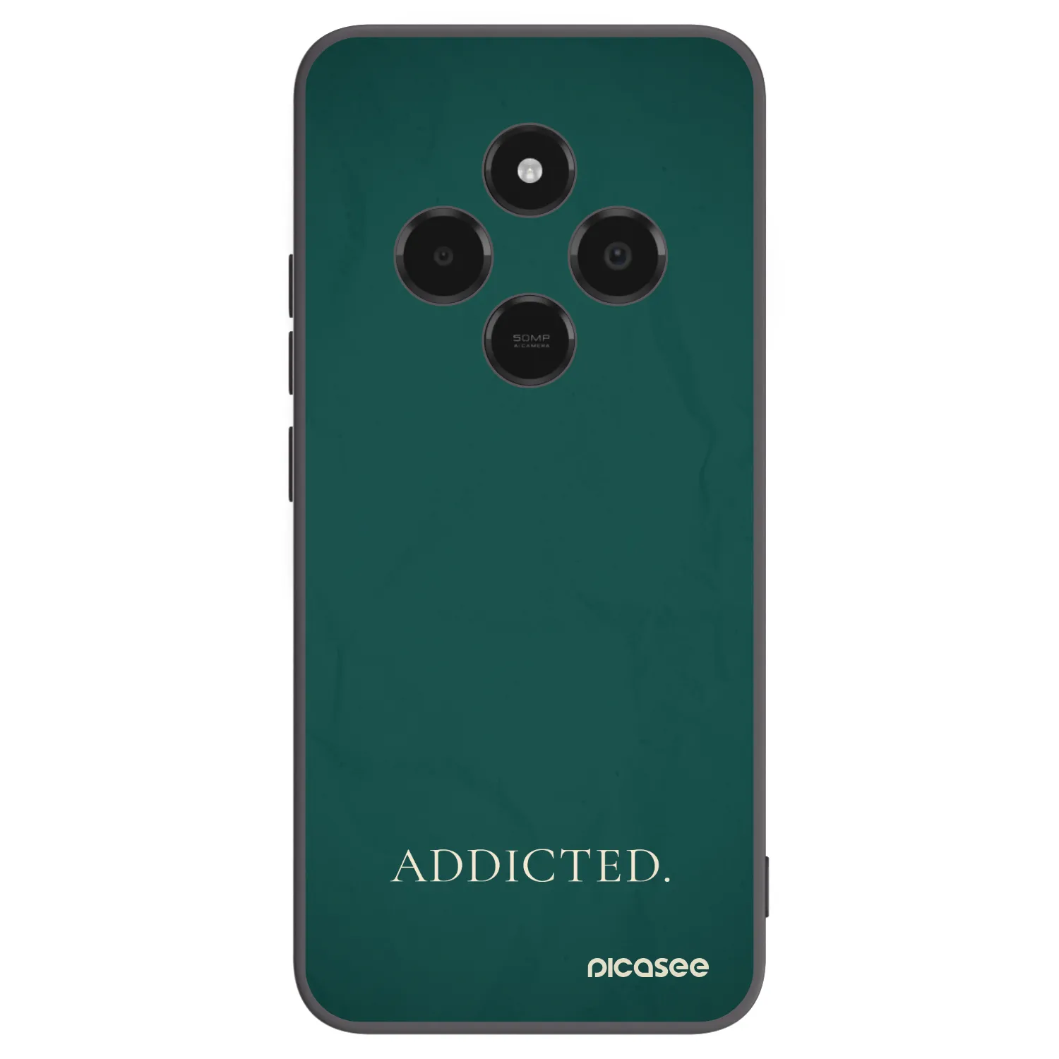 Picasee crna silikonska maskica za Xiaomi Poco C75 - Addicted