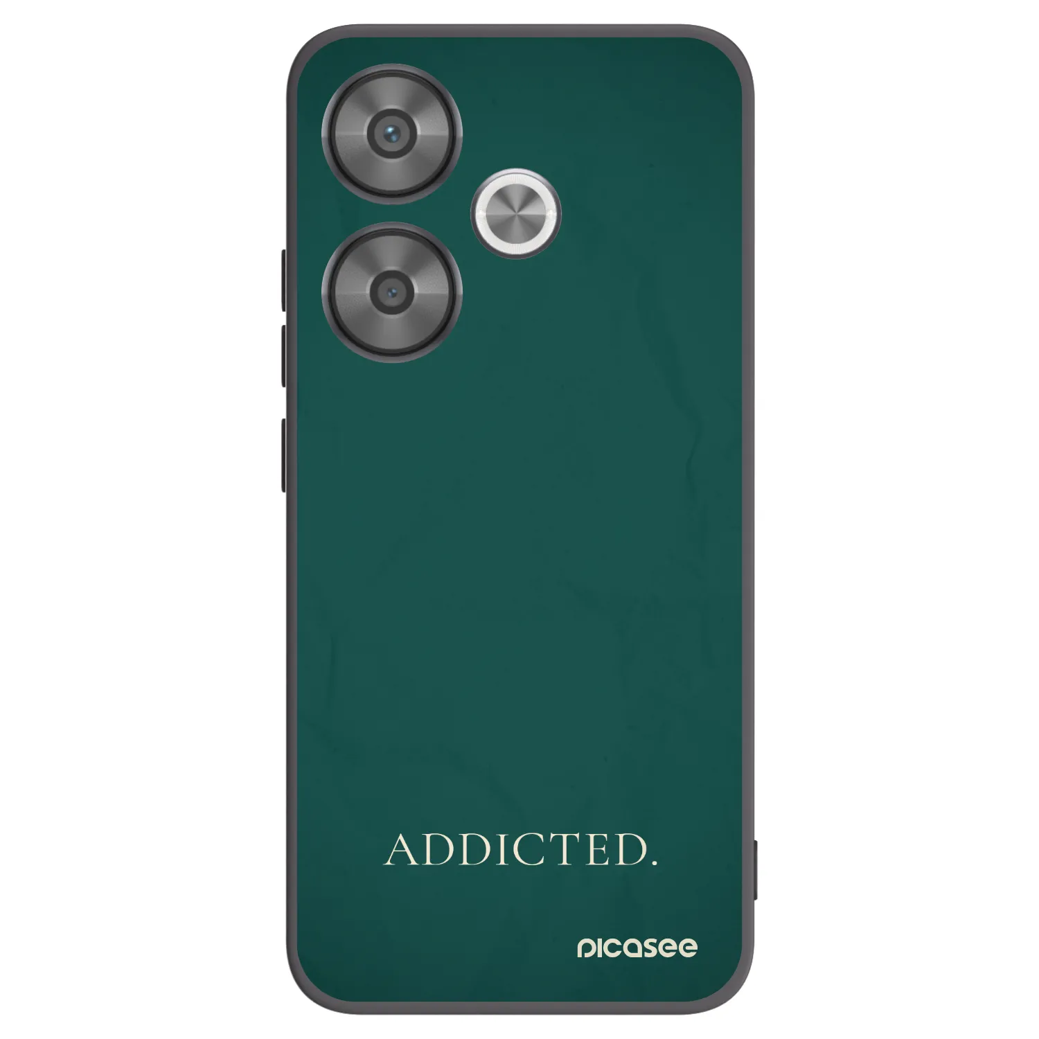 Picasee crna silikonska maskica za Xiaomi Poco F6 - Addicted
