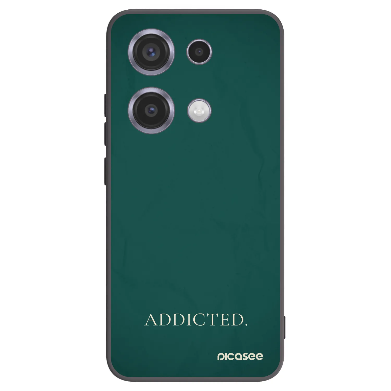 Picasee crna silikonska maskica za Xiaomi Redmi Note 14S - Addicted