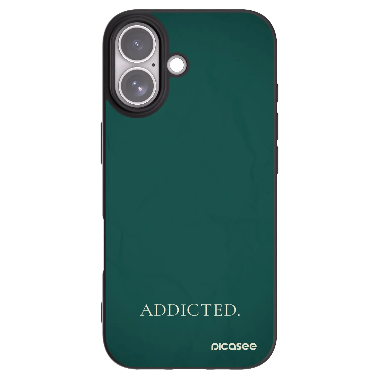 Picasee crna silikonska maskica za Apple iPhone 17 - Addicted