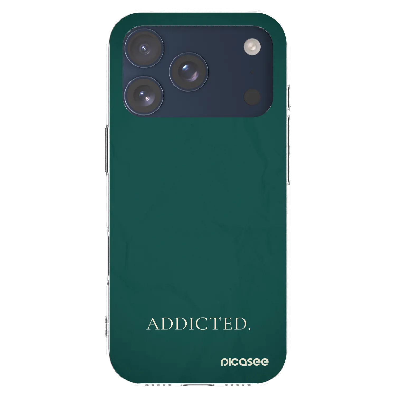 Picasee silikonska prozirna maskica za Apple iPhone 17 Pro - Addicted