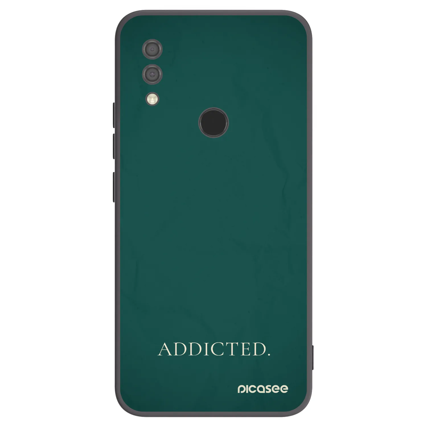 Picasee crna silikonska maskica za Xiaomi Redmi 7 - Addicted