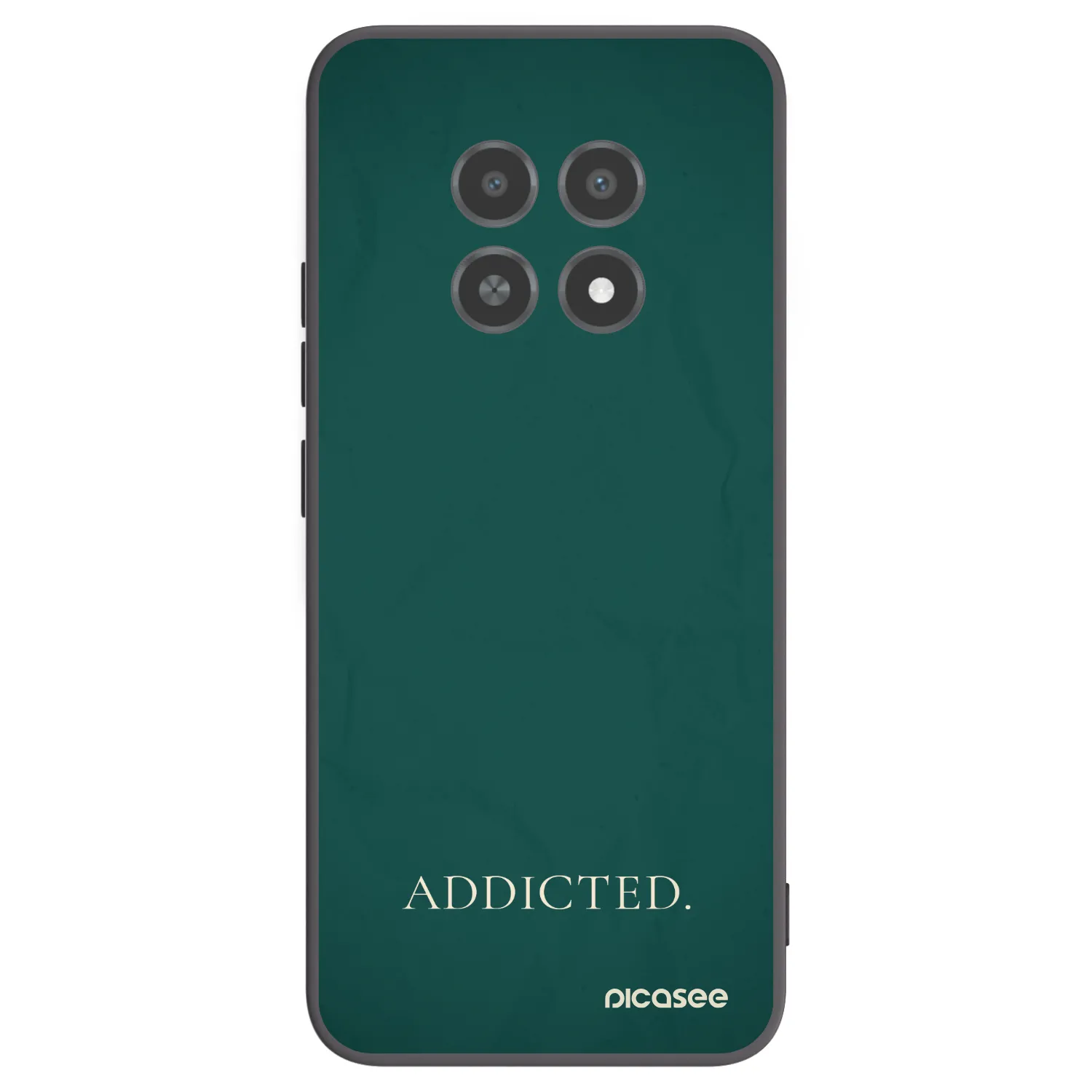 Picasee crna silikonska maskica za Realme 12X - Addicted