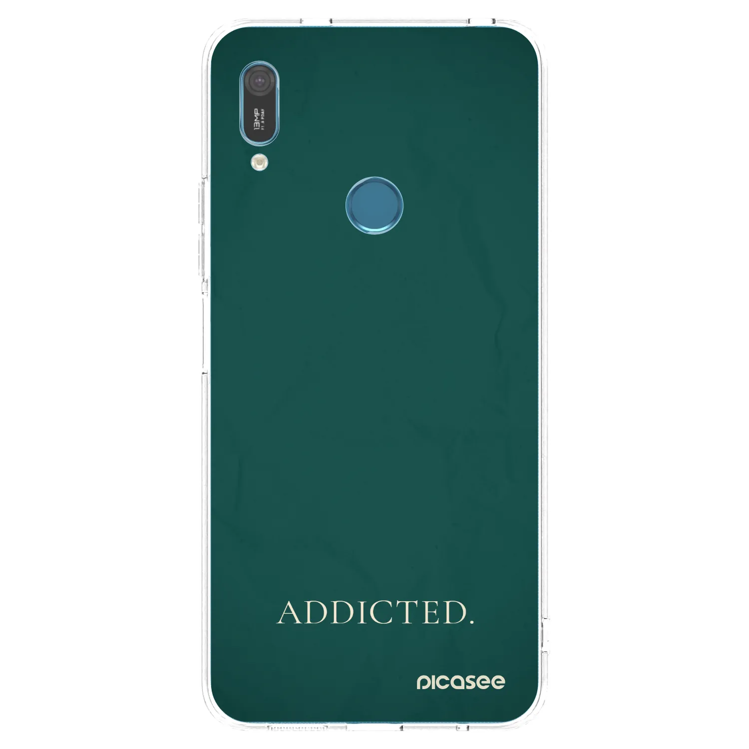 Picasee silikonska prozirna maskica za Huawei Y6 2019 - Addicted