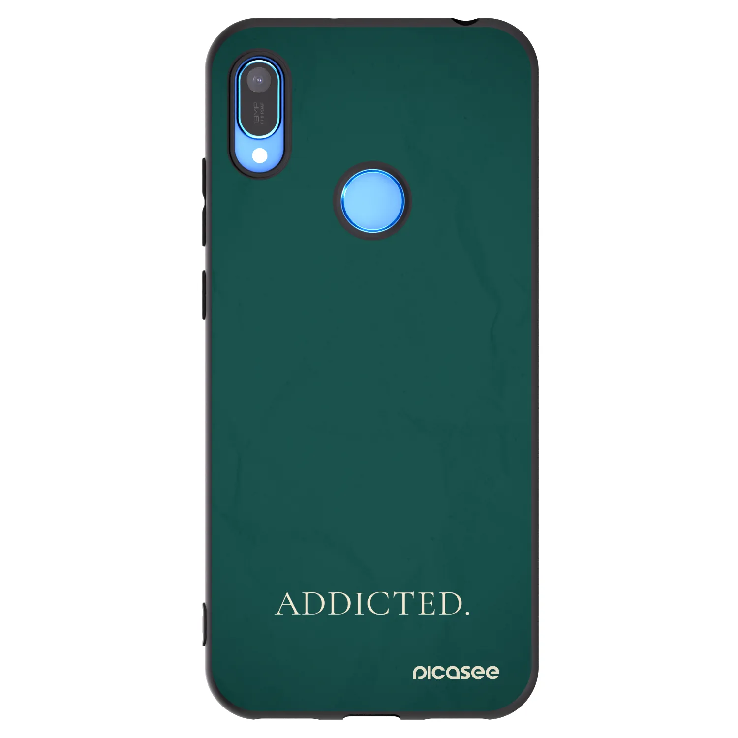 Picasee crna silikonska maskica za Huawei Y6 2019 - Addicted