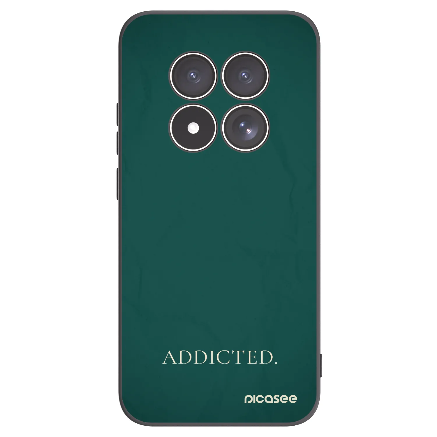 Picasee crna silikonska maskica za Xiaomi Redmi Note 15 Pro 4G - Addicted