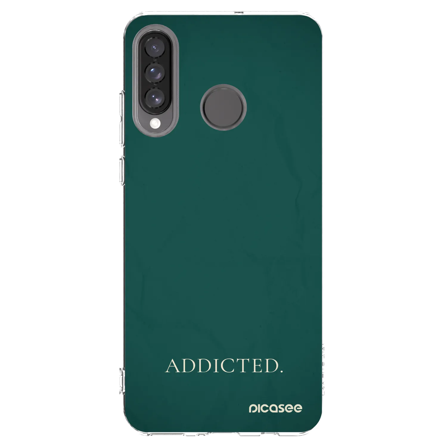 Picasee silikonska prozirna maskica za Huawei P30 Lite - Addicted