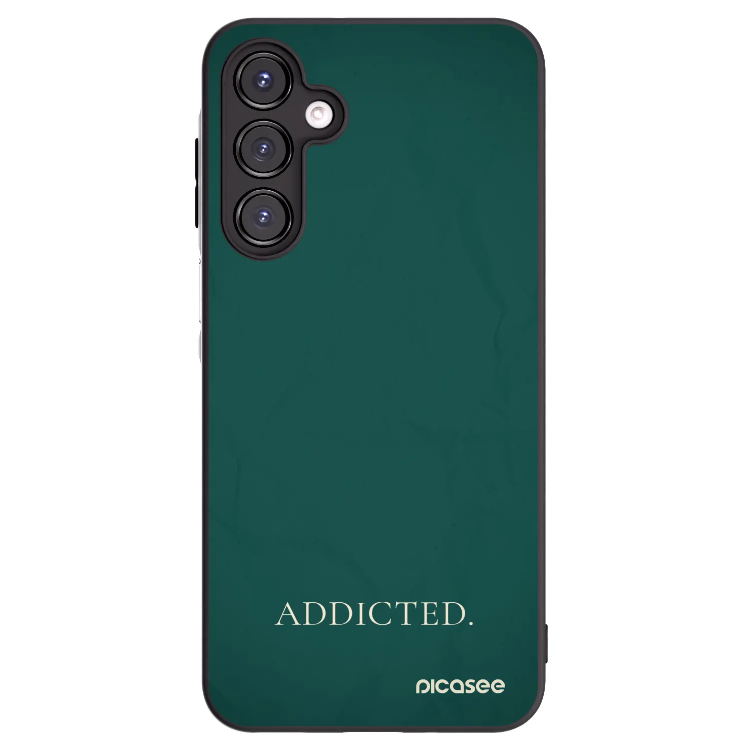 Picasee crna silikonska maskica za Samsung Galaxy A16 4G - Addicted