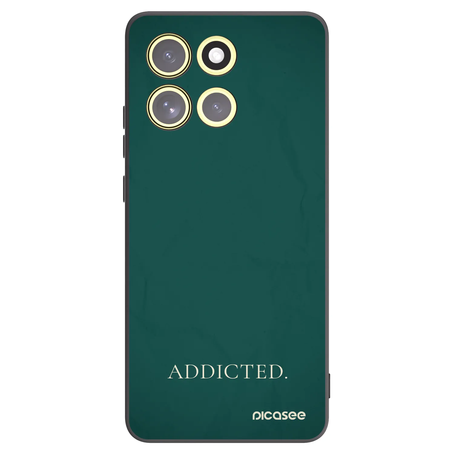 Picasee crna silikonska maskica za Motorola Moto G86 Power 5G - Addicted