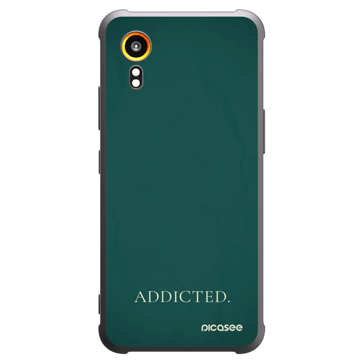 Picasee crna silikonska maskica za Samsung Galaxy Xcover 7 - Addicted