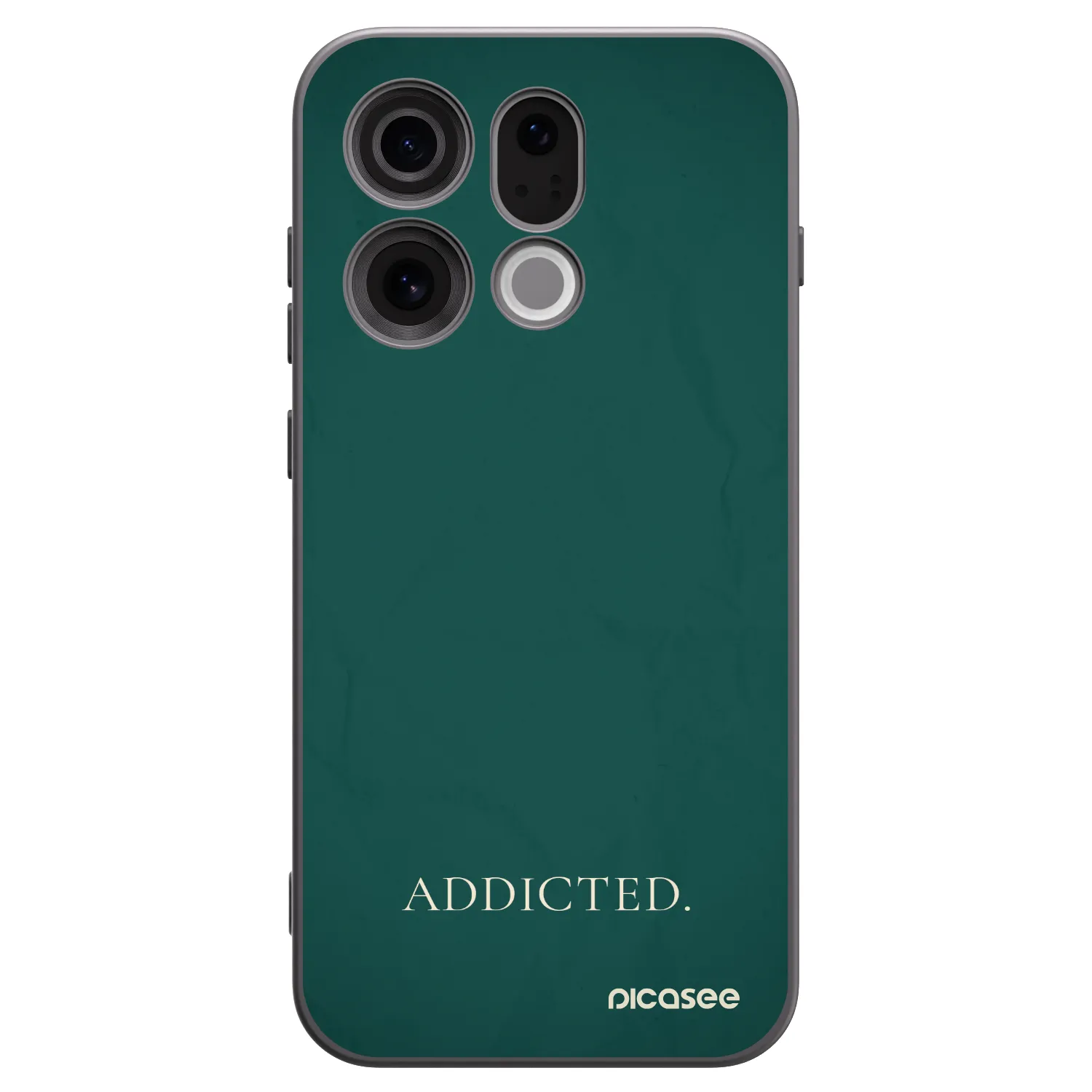 Picasee crna silikonska maskica za OPPO Find X9 - Addicted