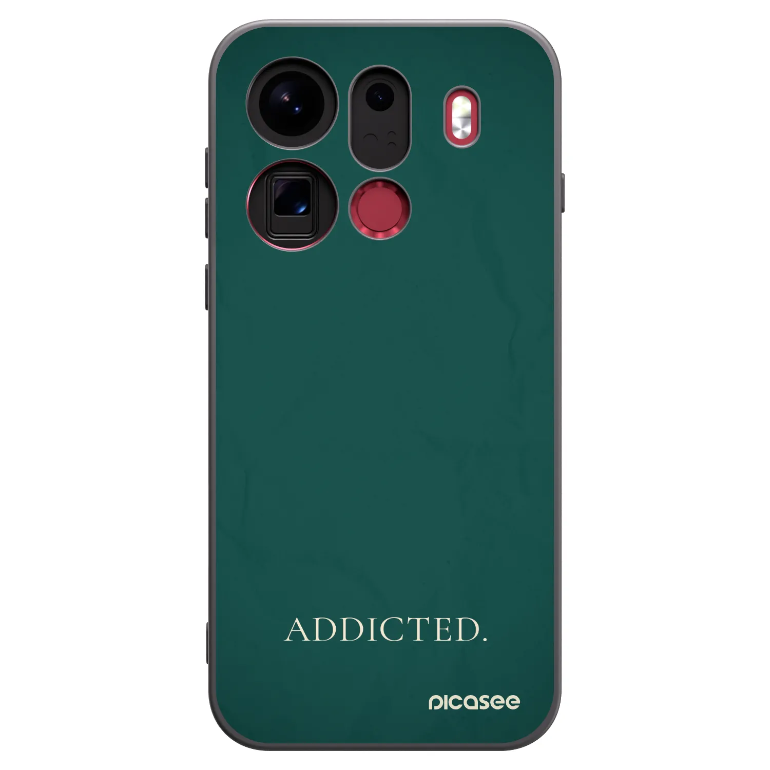 Picasee crna silikonska maskica za OPPO Find X9 Pro - Addicted