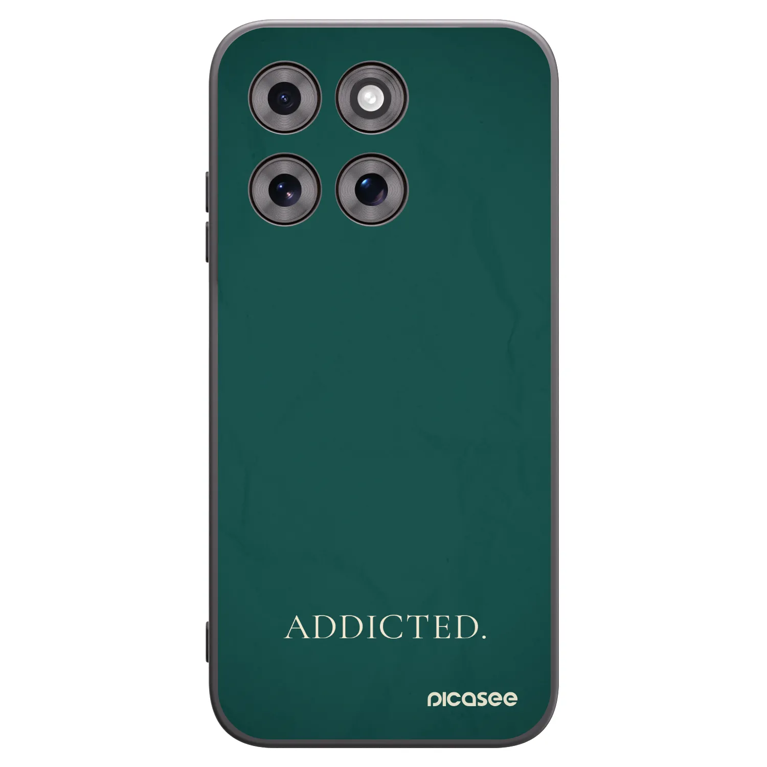 Picasee crna silikonska maskica za Motorola Moto G77 - Addicted