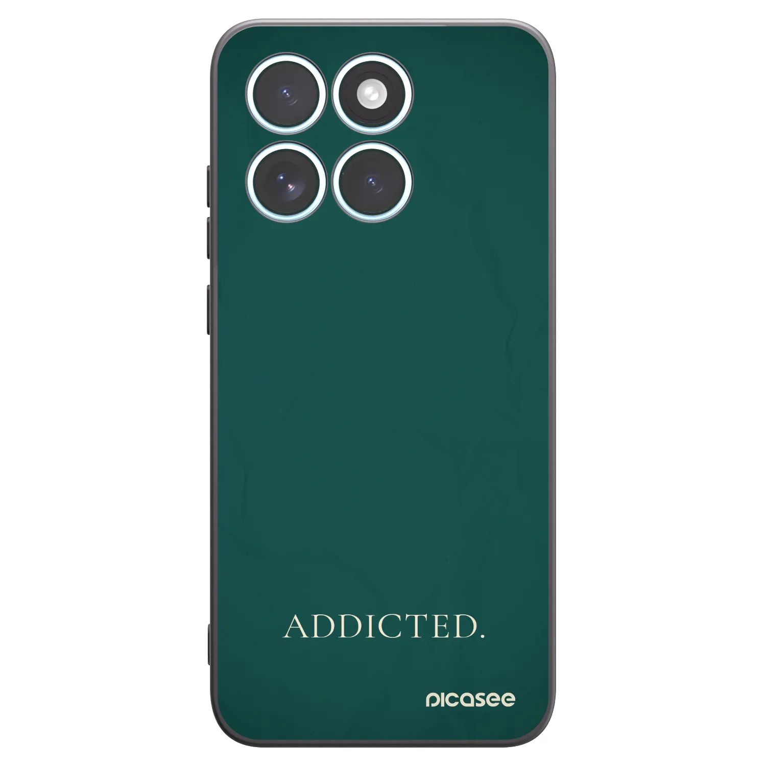 Picasee crna silikonska maskica za Motorola Edge 70 Fusion - Addicted