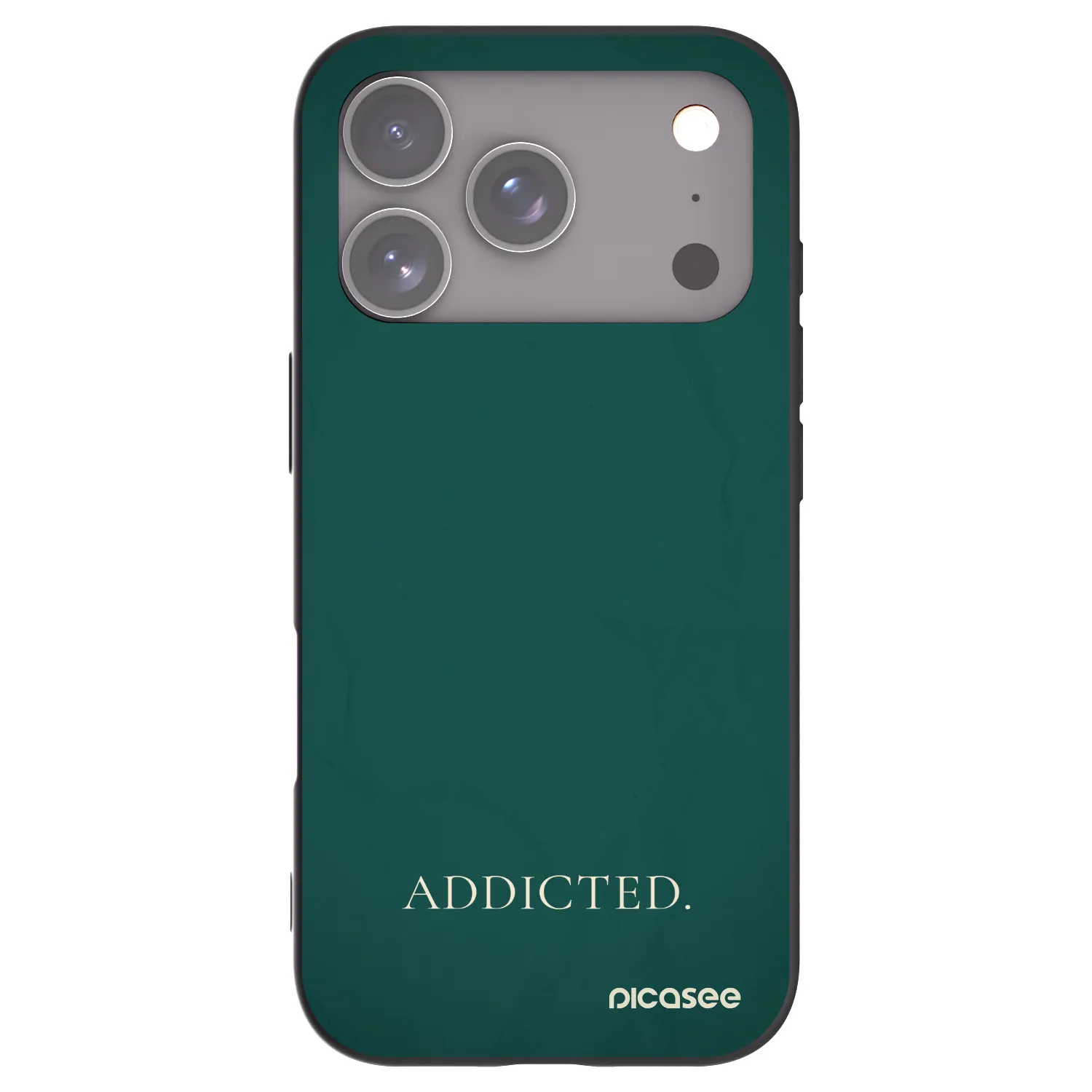 Picasee crna silikonska maskica za Apple iPhone 18 Pro - Addicted