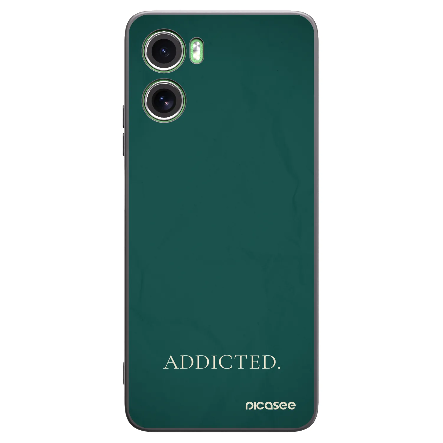 Picasee crna silikonska maskica za Motorola Moto G06 - Addicted