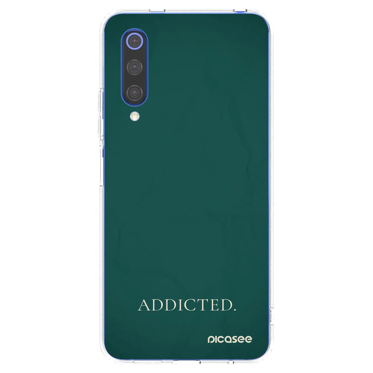 Picasee silikonska prozirna maskica za Xiaomi Mi 9 SE - Addicted
