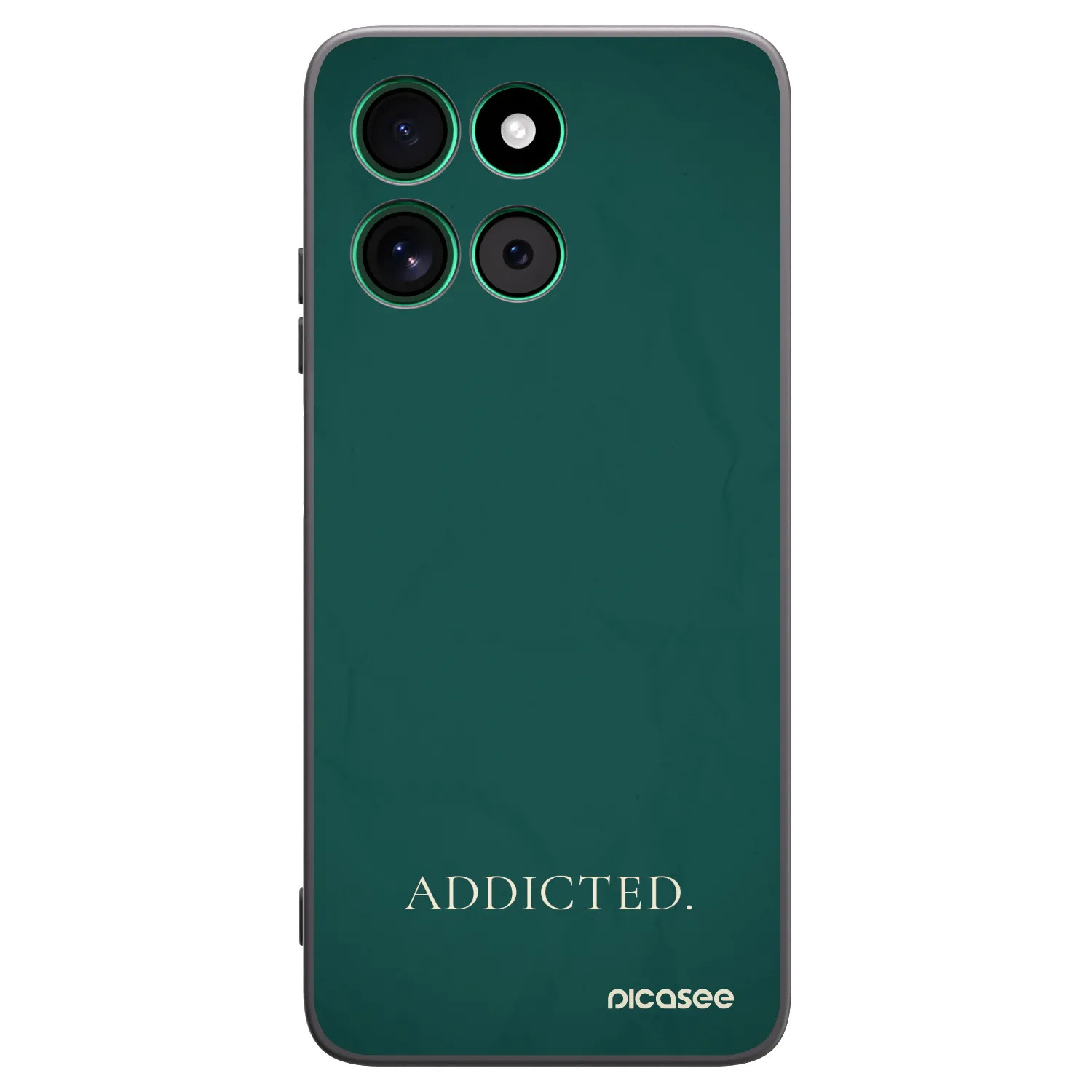 Picasee crna silikonska maskica za Motorola Moto G57 Power - Addicted