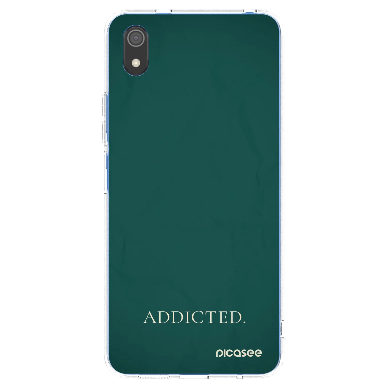 Picasee silikonska prozirna maskica za Xiaomi Redmi 7A - Addicted