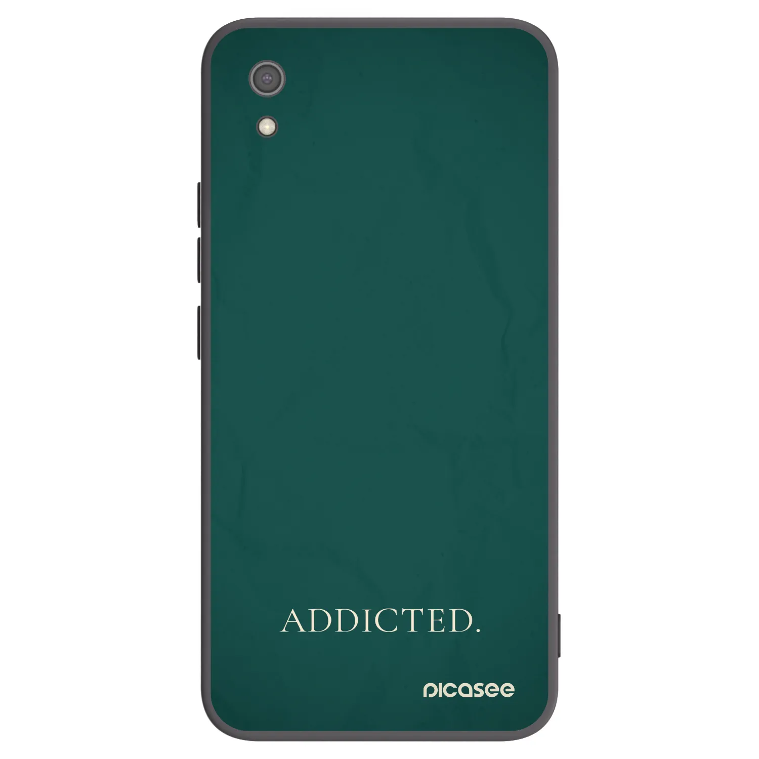 Picasee crna silikonska maskica za Xiaomi Redmi 7A - Addicted