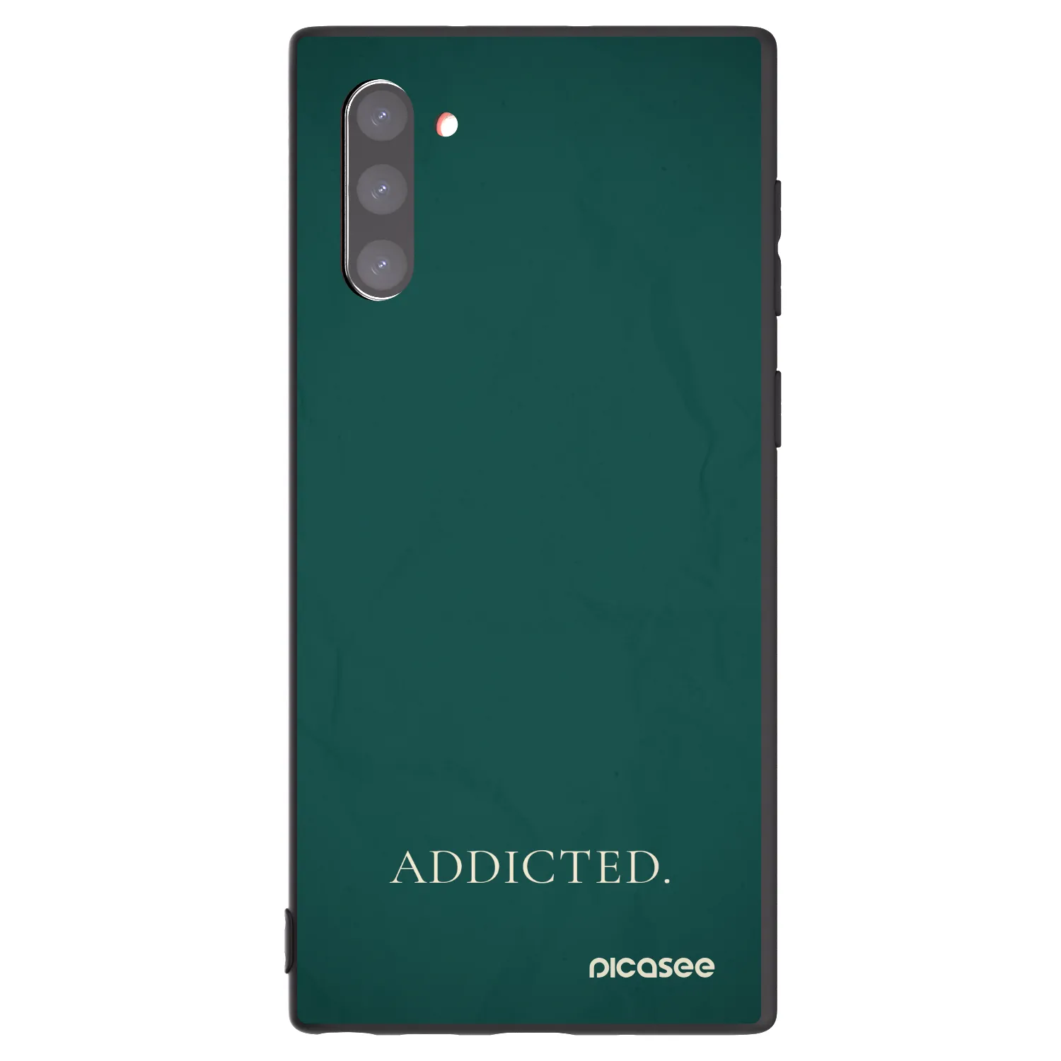 Picasee crna silikonska maskica za Samsung Galaxy Note 10 N970F - Addicted