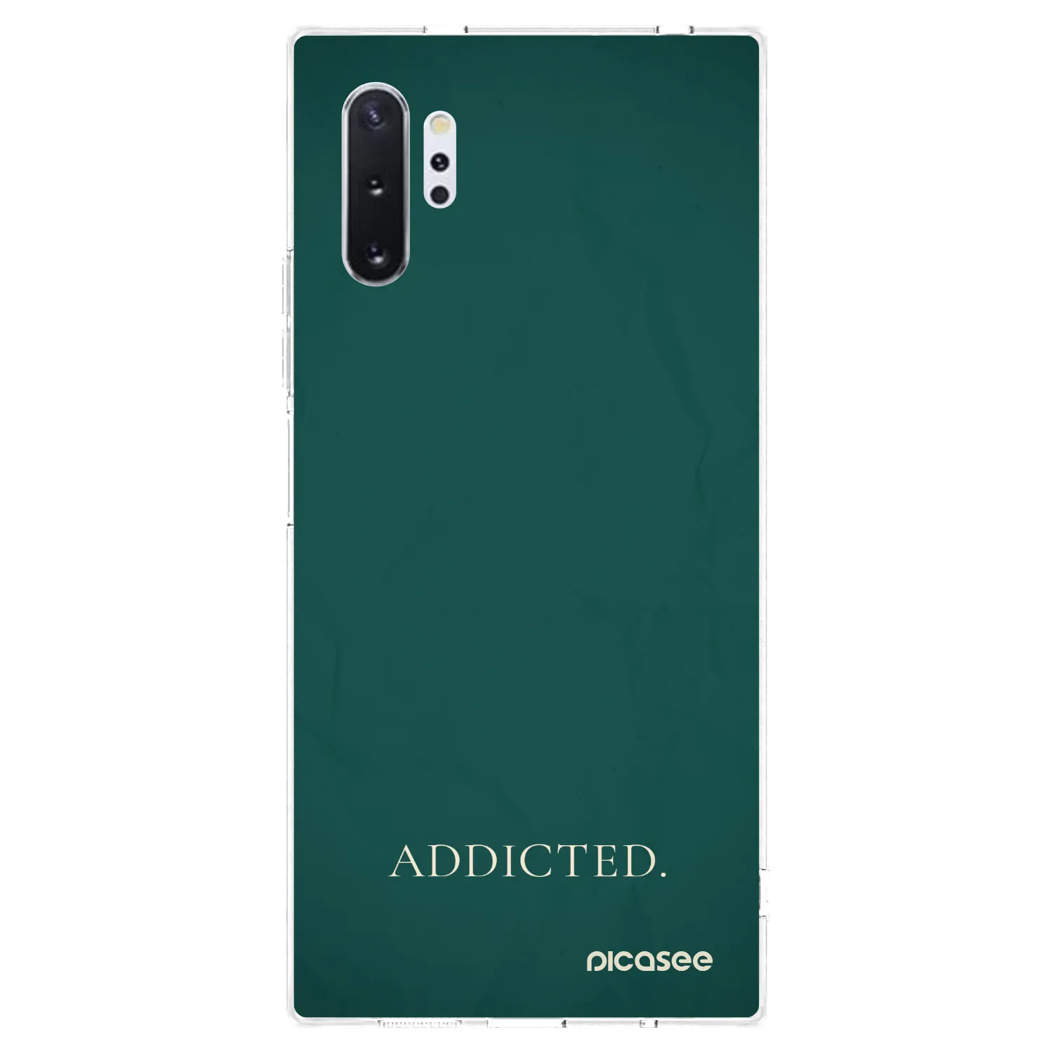 Picasee silikonska prozirna maskica za Samsung Galaxy Note 10+ N975F - Addicted