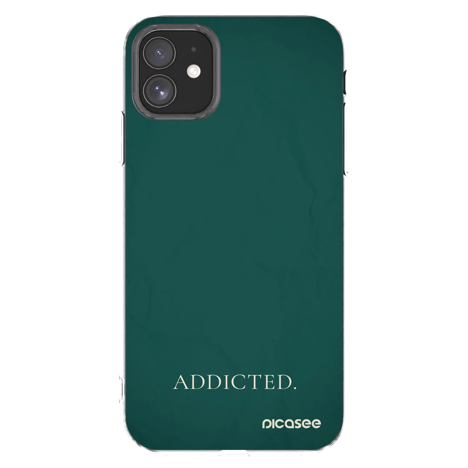 Picasee silikonska prozirna maskica za Apple iPhone 11 - Addicted