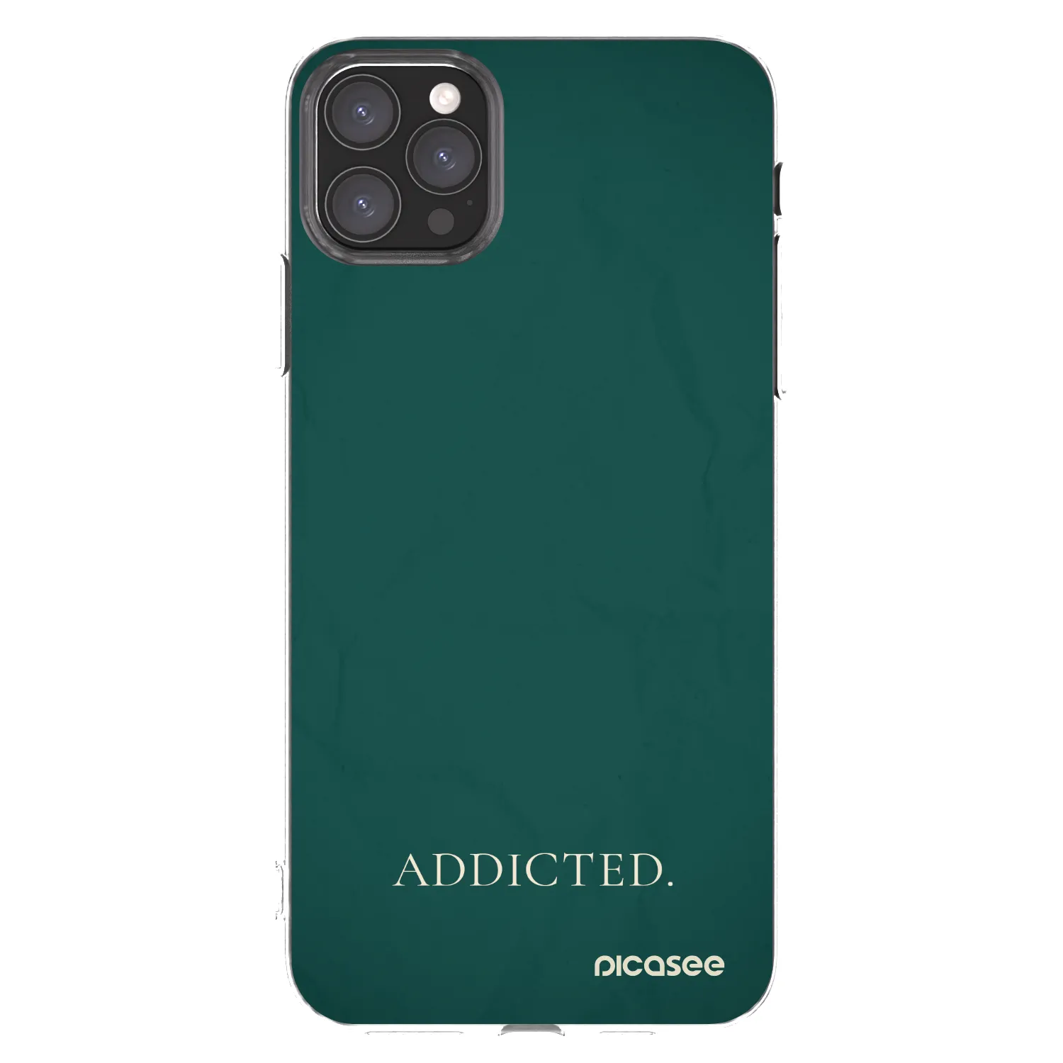 Picasee silikonska prozirna maskica za Apple iPhone 11 Pro Max - Addicted