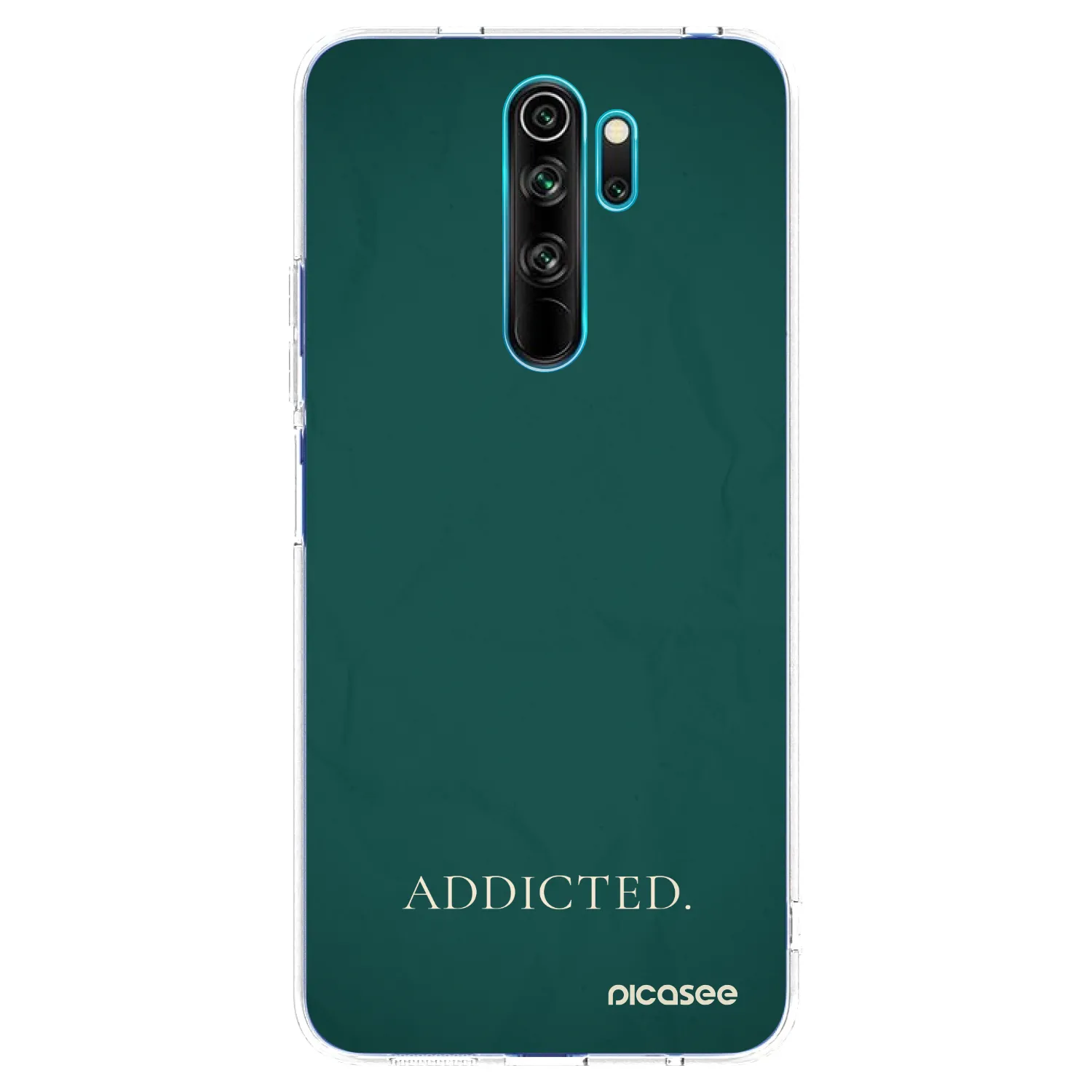 Picasee silikonska prozirna maskica za Xiaomi Redmi Note 8 Pro - Addicted
