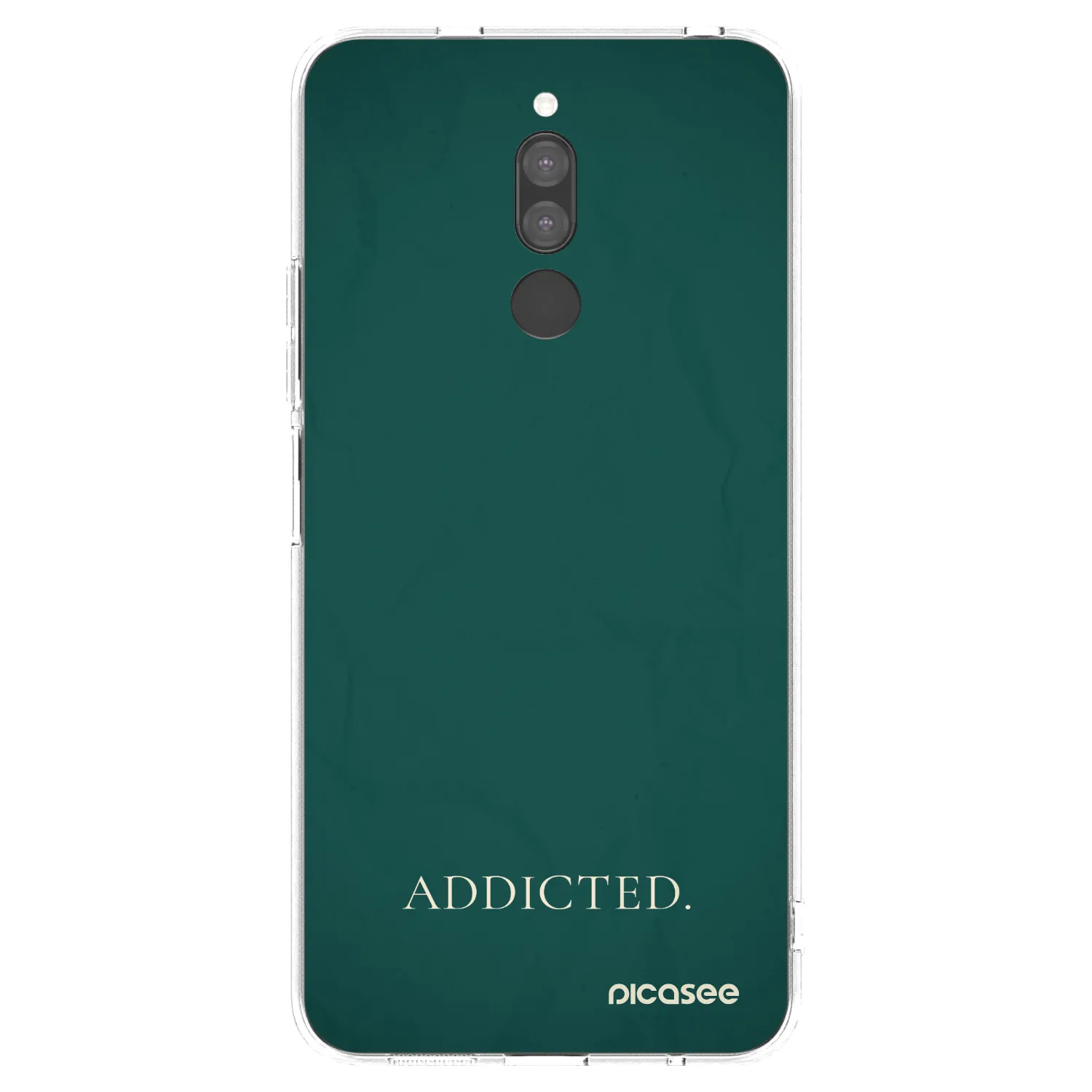 Picasee silikonska prozirna maskica za Xiaomi Redmi 8 - Addicted