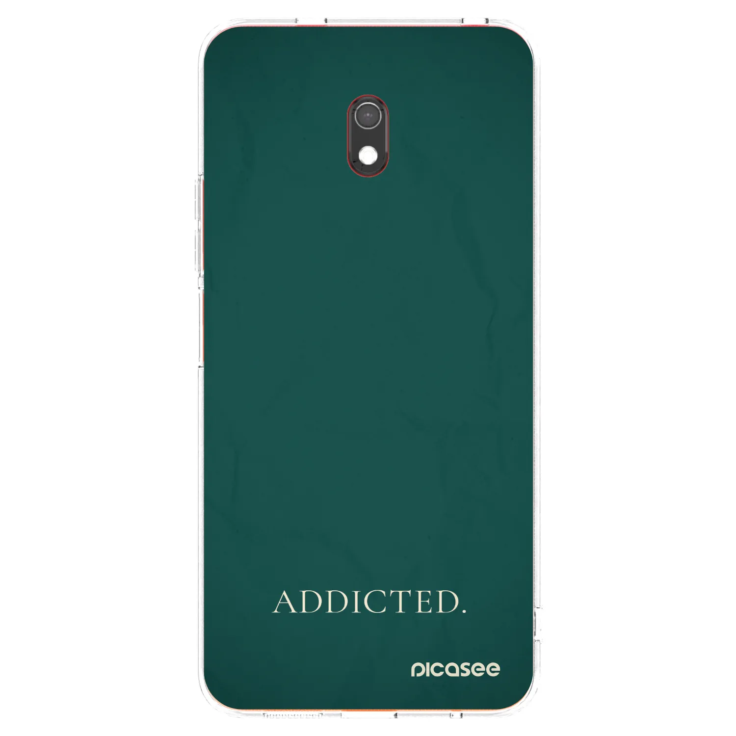 Picasee silikonska prozirna maskica za Xiaomi Redmi 8A - Addicted