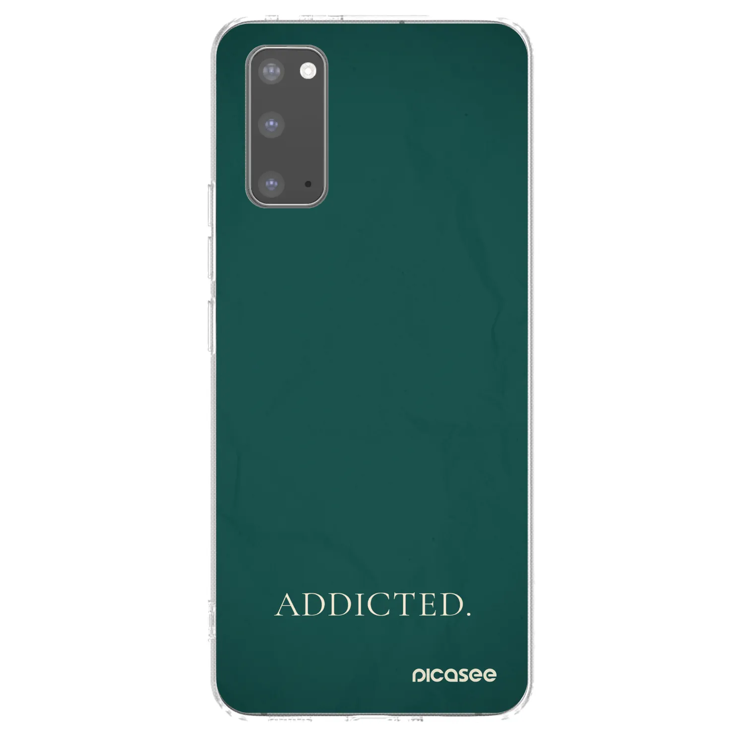 Picasee silikonska prozirna maskica za Samsung Galaxy S20 G980F - Addicted
