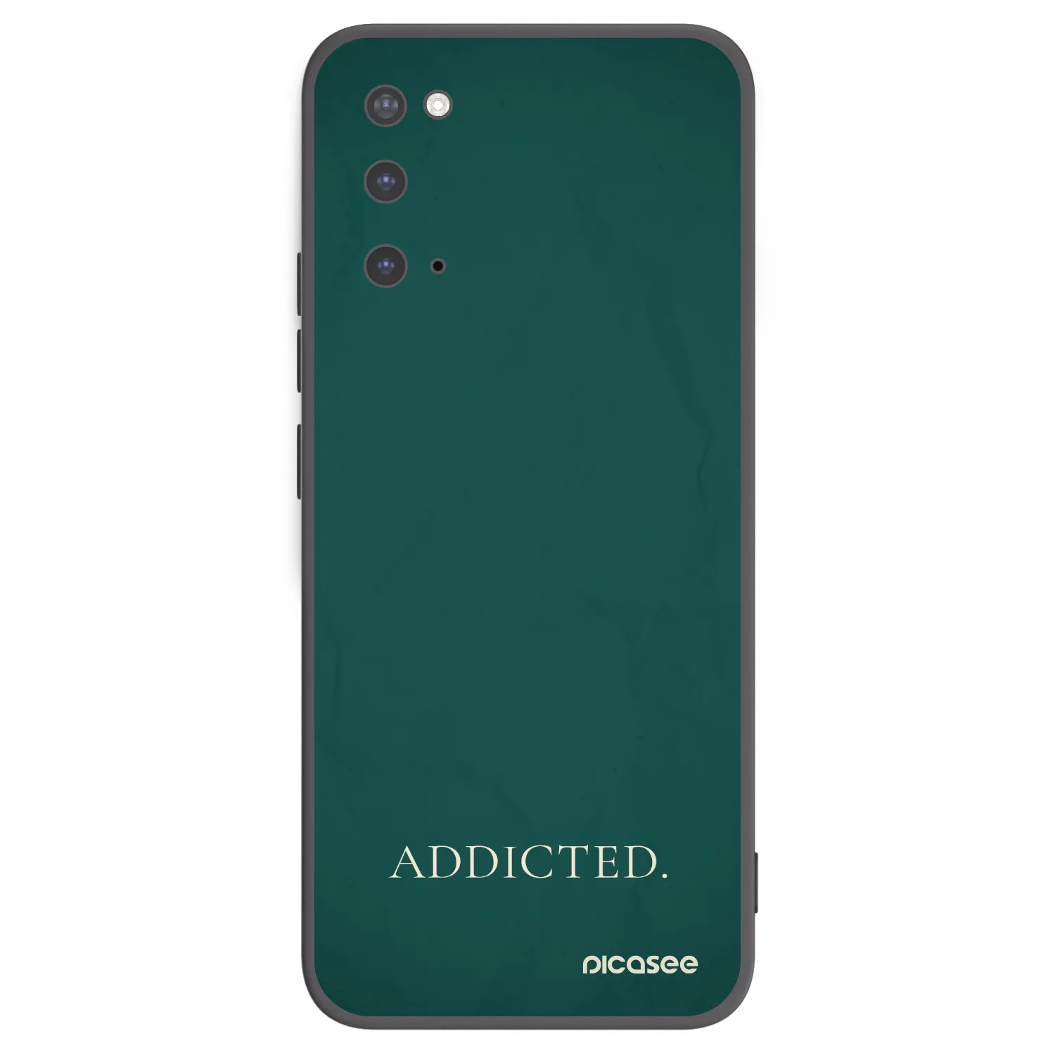 Picasee crna silikonska maskica za Samsung Galaxy S20 G980F - Addicted
