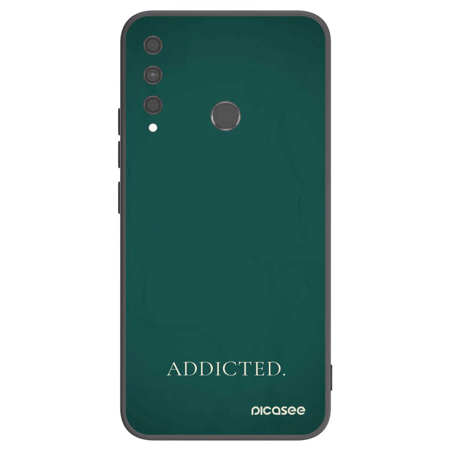 Picasee crna silikonska maskica za Huawei P40 Lite E - Addicted